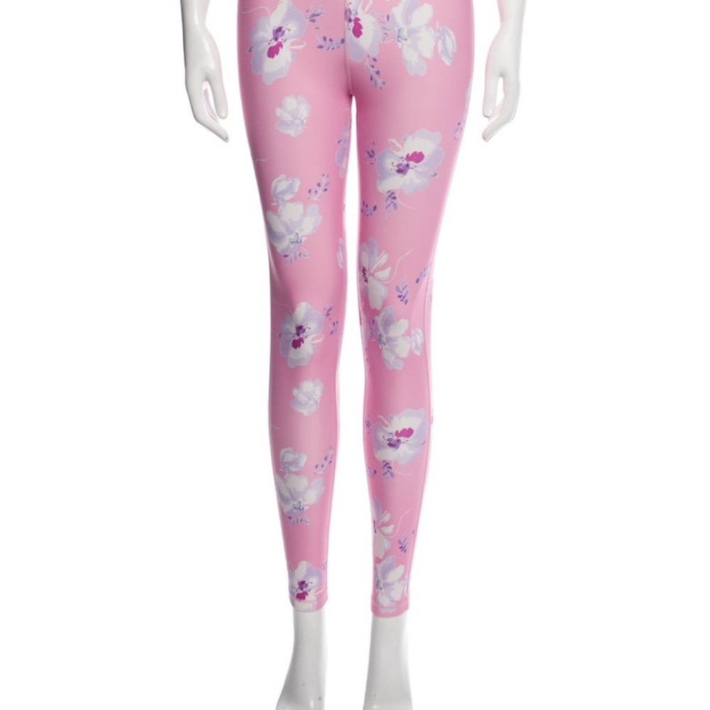 LoveShackFancy Floral Pink Leggings